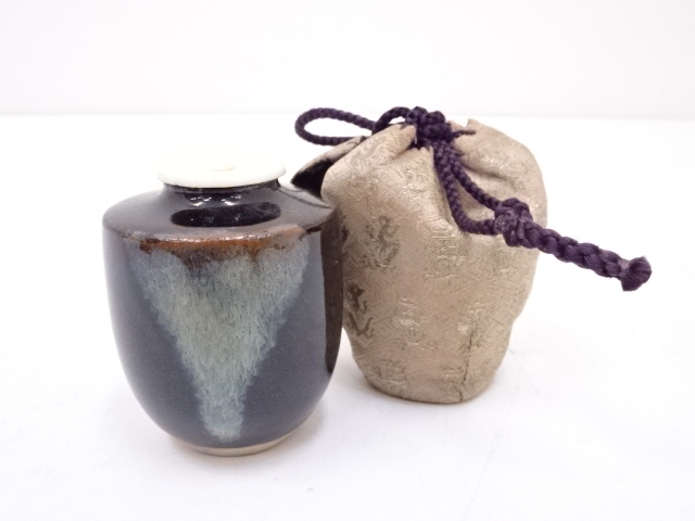 【肩衝茶入】茶道具 仕覆付き 道具 ] - 道具 肩衝茶入（仕覆付） □z | ネットショップ圭 netshop